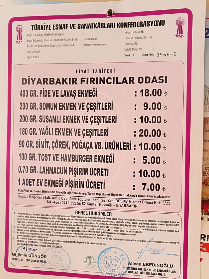 Diyarbakir Zam Ekmek