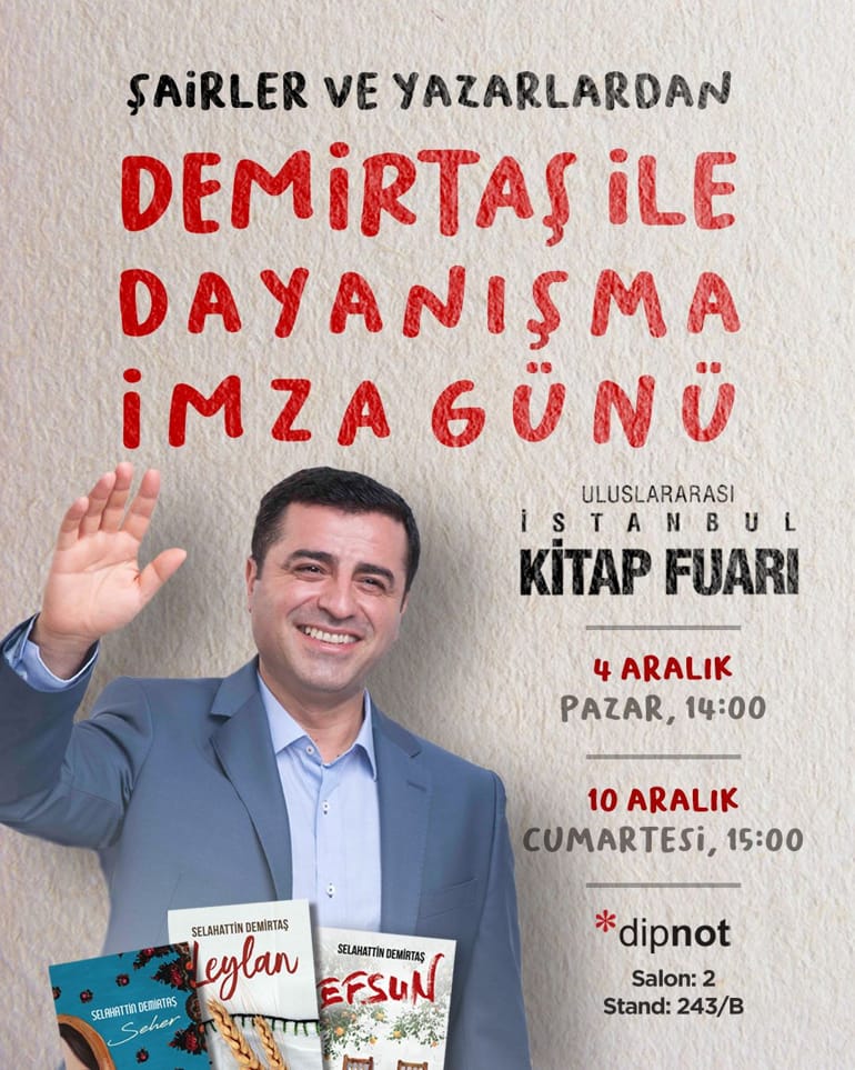 selahattin demirtaş imza etkinliği